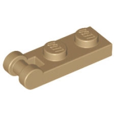 LEGO 60478 Dark Tan Plate, Modified 1 x 2 with Bar Handle on End (losse stenen 25-20)*P